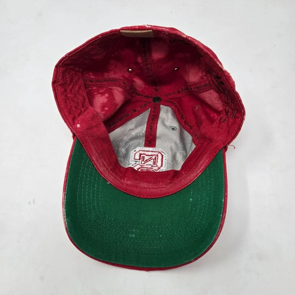 '47 Brand‎ Size L NC State Wolfpack Red  Bleached Franchise Hat Cap